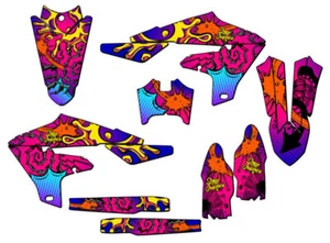 2019-2023 YZ 250 F 4-STROKE ZANY Pink Senge Graphics Kit Compatible with Yamaha - Picture 1 of 10