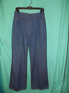Come nuovo! JEANS LEVI'S FOR ME USA VINTAGE anni 70, zip scovill, taglia 30" x 30 1/2" - Foto 1 di 12