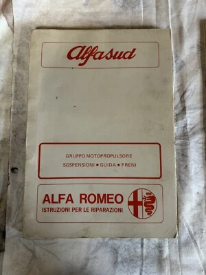 Istruzioni Pe Le Riparazioni Alfa Romeo Alfasud - Immagine 1 di 4