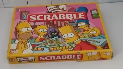 Vintage - THE SIMPSONS -Scrabble Board Game- Mattel - - 2005 - Image 1 of 4