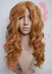 W259 Ginger Curly Full Long Wig - studio7-uk - Picture 1 of 6