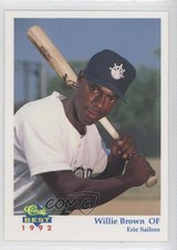 1992 Classic Best Erie Sailors Willie Brown #1