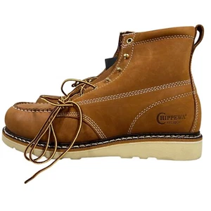 Chippewa EH Rated Edge Walker Stiefel Herren 10D Braun 6" Mokassinnaht Leder ED5312 - Bild 1 von 12