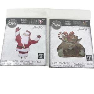 Sizzix Thinlits Tim Holtz PAPERCUT CHRISTMAS Colorize & TOYLAND Cutting Dies NEW - Picture 1 of 4