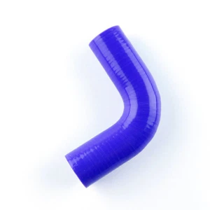 1" 3-PLY 90 DEGREE 25mm ELBOW TURBO/INTERCOOLER SILICONE COUPLER HOSE BLUE - Foto 1 di 4