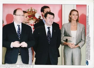 Original Photo Monaco Prince Albert And Charlene Wittstock GP F1 2010 (193) - Picture 1 of 1
