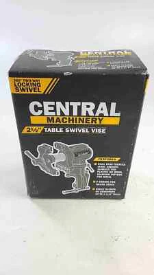 Central Machinery 2 1/2" Table Top Swivel Vise Clamp On Cast Iron - Image 1 of 4