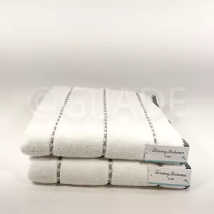 Tommy Bahama 100% Cotton Set of 2 Towels Bath Oeko-Tex Quick Dry New - Picture 1 of 6