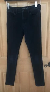Old Navy Rockstar Super Skinny Jeggings Jeans Girls Size 12 Dark Blue High Rise - Picture 1 of 11