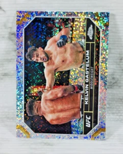 2024 TOPPS CHROME UFC #110 "KELVIN GASTELUM" SPECKLE REFRACTOR SSP (#138/299) - Picture 1 of 2