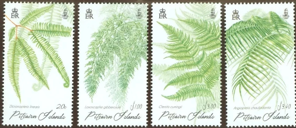 FT161 2016 PITCAIRN ISLANDS FERNS FLORA FLOWERS 1SET MNH - Image 1 of 1