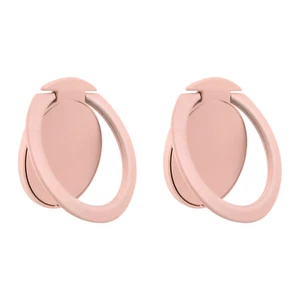 Téléphone Supports Ultra-Mince Téléphone Portable 360 Rotation Poignée Rose 2Pcs - Photo 1 sur 7
