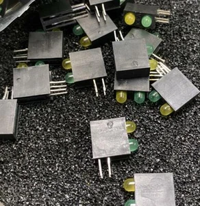 IDEA LED G78B/Y+G Array LED PCB bilivello 3mm Giallo/Verde **NUOVO** Qtà.5 - Foto 1 di 1