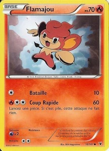 Carte Pokemon FLAMAJOU Nobles Victoires Noir & Blanc PV 70 16/101 VF - Imagen 1 de 1