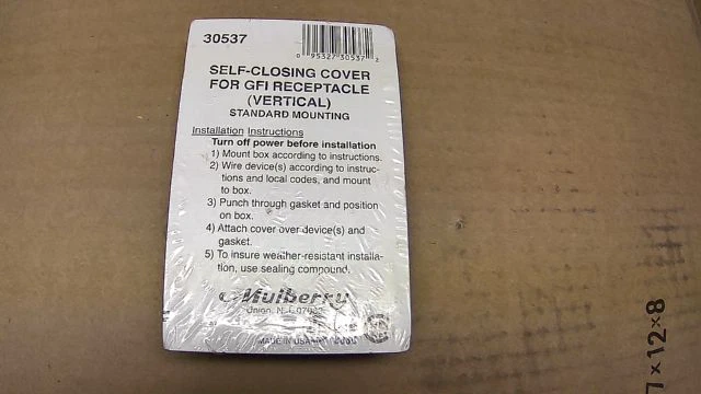 Mulberry 30537 - Weatherproof GFI Cover