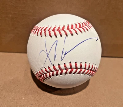 Yoshinobu Yamamoto Los Angeles Dodgers Signed Autograph Baseball PSA AO30966 - Image 1 of 3