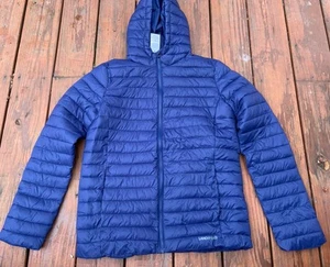 Lands End Boys Packable Hooded Jacket Kids Size XXL 18H-20H Navy Blue NWT - Picture 1 of 3