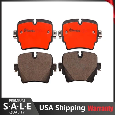 Juego de pastillas de freno Brembo OE traseras premium NAO cerámica para Jaguar F-Type XJ XJR XJR575 Foto 1 de 3