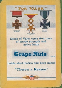 Magazine Ad - 1915 - Grape Nuts Cereal - World War I - Picture 1 of 1