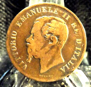 MONEDA ITALIANA 5 CENTESIMI CIRCULADA 1876 (72119) - Imagen 1 de 5