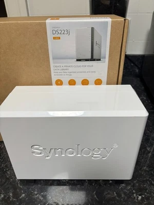 Synology DiskStation DS223j 2-Bay 2x 4TB Seagate Iron Wolf Drives - Image 1 of 4