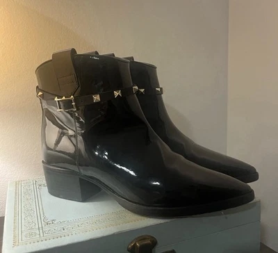 Valentino Garavani's Rockstud Beatle ankle boots 7.5 - Image 1 of 4