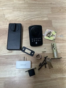 Defiant Square Compact mattschwarz elektronischer Einzylinder Riegel WLAN - Bild 1 von 5