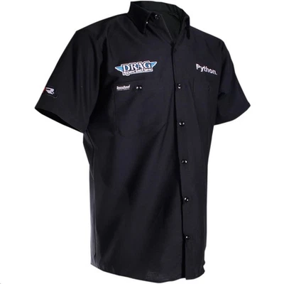Camisa Throttle Threads Drag Specialties 2020 manga corta tienda (XXX-grande, negra Foto 1 de 3