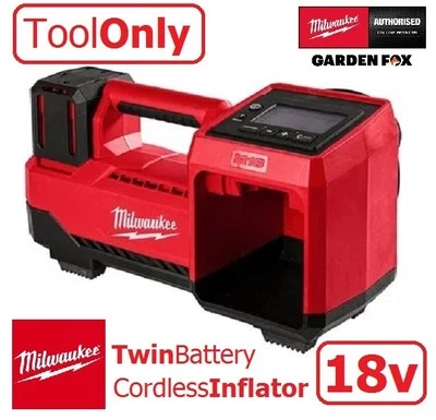 BARE MILWAUKEE M18BI-0 Twin DUEL Battery AIR INFLATOR 4933478706 4058546348991 - Image 1 of 3