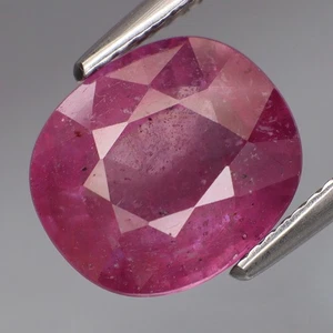 Gema preciosa de 5,43 quilates y buena calidad natural GRANDE rubí rosa púrpura Mozambique - Imagen 1 de 4