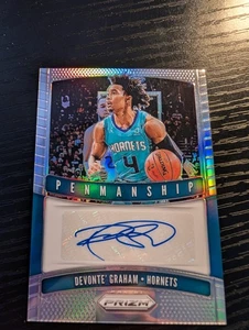 2019 Panini Prizm Penmanship Devonte Graham Hornets AUTO  - Bild 1 von 1