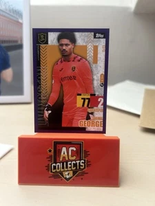 2023/24 TOPPS SPFL MATCH ATTAX SHAMAL GEORGE PURPLE PARALLEL A22 - Picture 1 of 1