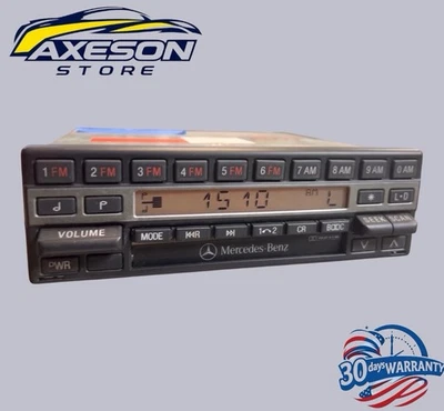 86-1993 Mercedes 500SL 420SEL AM/FM Becker Grand Prix Radio Cassette Player OEM - Image 1 of 4
