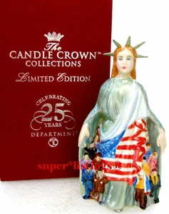 Dept. 56 Candle Crown LADY LIBERTY 25th Anniversary Ltd 865/5,600 Candle Snuffer - Picture 1 of 12