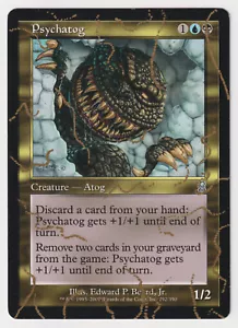 Altered Psychatog MP Odyssey 2001 WOTC MTG Magic Custom Art Vintage Uncommon EDH - Picture 1 of 2