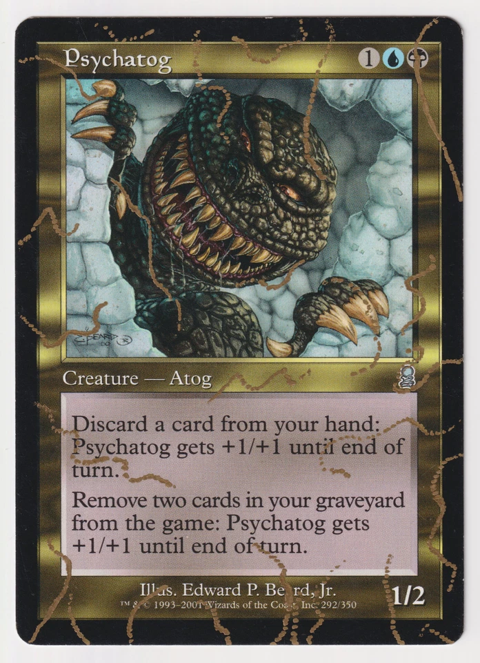 Altered Psychatog MP Odyssey 2001 WOTC MTG Magic Art Vintage Uncommon EDH! - Image 1 of 2