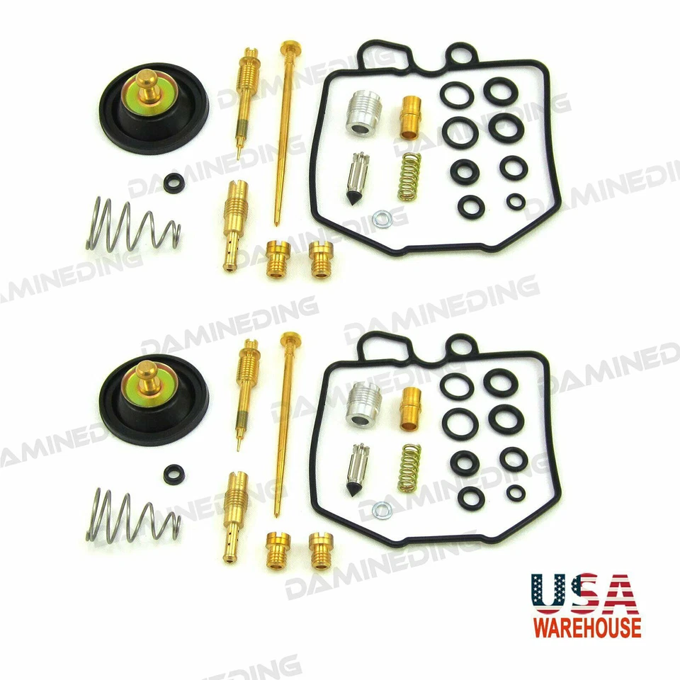 82-83 CM450A Juego de 2 válvulas de corte de aire y kit de reparación de 2 carburadores - Stock en EE. UU. Foto 1 de 4