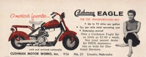 1955 Cushman Eagle: Americas Favorite Vintage Print Ad - Picture 1 of 1