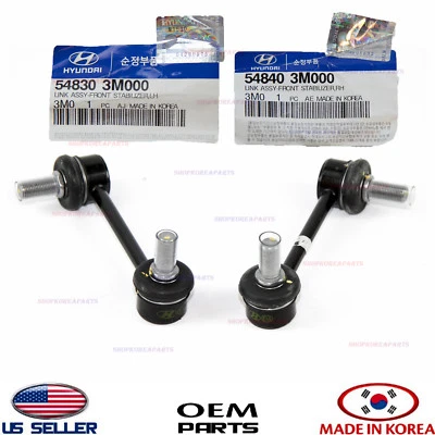 Juego de 2 barras estabilizadoras delanteras genuinas izquierda + derecha OEM GENESIS EQUUS 09-14 Foto 1 de 3