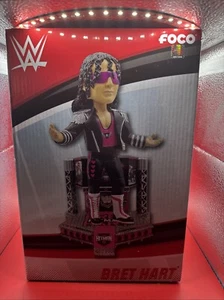 Bret Hart WWE Light Up Stage Entrance Bobblehead Foco Brand New In Box! HITMAN - Picture 1 of 5