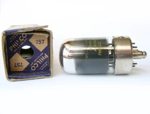 7S7 PHILCO NOS Tubo de Electrónico Tubo Lámpara TSF Válvula Válvula - Imagen 1 de 1
