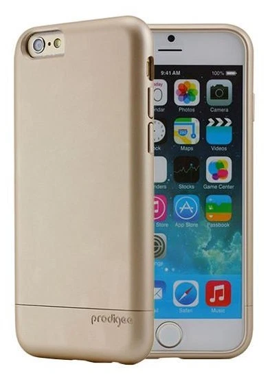 Funda Deslizante Elegante Prodigee para iPhone 6 6S Plus 5.5" - Dorada Foto 1 de 4