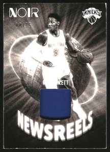 2021-22 Panini Noir Newsreels Jerseys #5 RJ Barrett Jersey /75