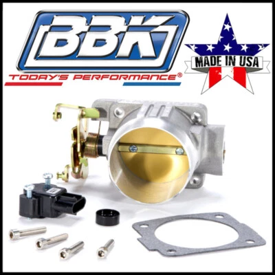 Corpo do acelerador BBK 1701 75mm Power Plus compatível com 1996-2004 Ford Mustang GT 4.6L - Imagem 1 de 4