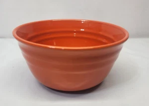 Rachael Ray Double Ridge Tangerine Orange Soup Cereal Bowl - Picture 1 of 2