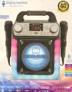 Singing Machine Portable Bluetooth Karaoke System (SML654BK) - [LN]™ - Picture 1 of 3
