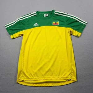 Ethiopia Jersey Youth Teen XXL Adidas Soccer National Team Yellow Green - Picture 1 of 8