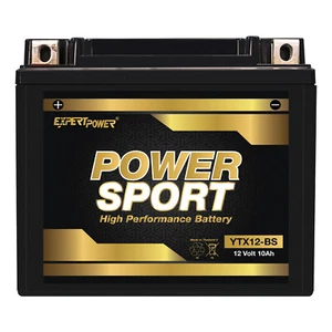 YTX12-BS 12V 12AH Battery Replaces MBTX12U, HTX12-BS, ETX12-BS, STX12-BS - Picture 1 of 9