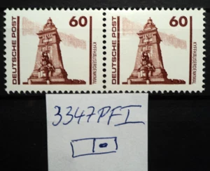 LA DDR (1990) PF 3347 I im waager. postfrischem Paar ..... MW: ca. 30.- - Picture 1 of 2