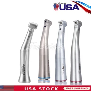 Pieza de mano LED de baja velocidad con aumento de fibra óptica dental 1:5/20:1/1:1 contra ángulo - Imagen 1 de 31
